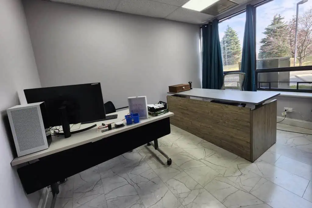 Private office rental in Arlington Heights IL for 2 employees